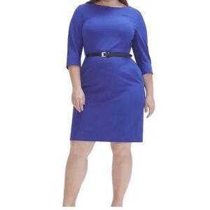 MM Lafleur Eskuto Dress‎ Recycled WonderTex in Bright Indigo